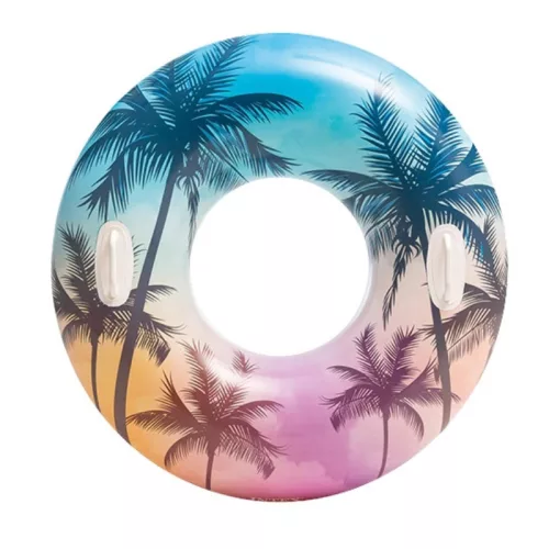 Intex 58263NP – Átlátszó úszógumi kapaszkodóval (többféle, 97 cm)