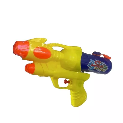 Tartályos vízipisztoly - piros-sárga vagy sárga-kék színben (27 cm)