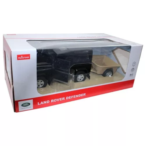 Rastar 78400 Távirányítós autó 1:14-es méretaránnyal – Land Rover Defender (fekete)