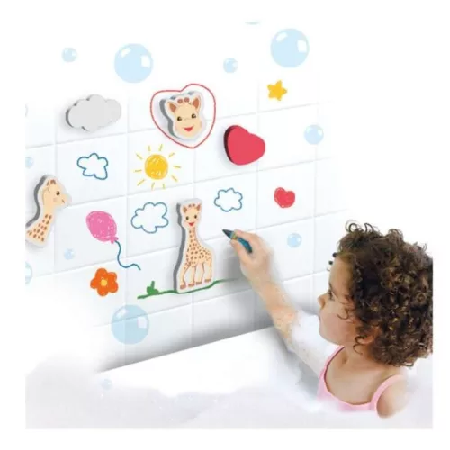 Ses Creative Sophie, a zsiráf – Fürdőkréták (6 db)