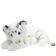 Plüss figura fekvő fehér tigris (60 cm)