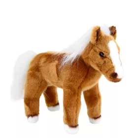 Barna ló plüss figura (23 cm)