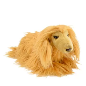 Afgán agár ülő plüss figura (32 cm)