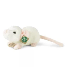 Plüss fehér egér (21 cm)