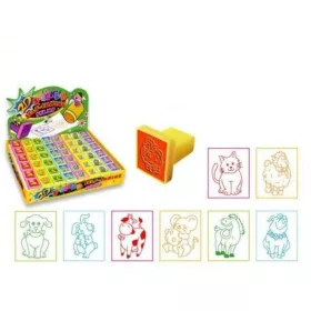 Állatos négyzet alakú nyomda – 8 féle mintával