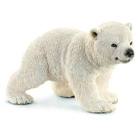 Schleich Wild Life 14708 futó jegesmedvebocs figura