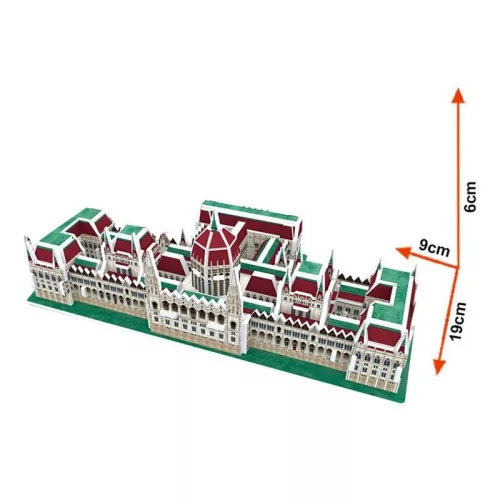CubicFun Toys S3032 3D mini puzzle – Magyar Parlament épülete (61 db)