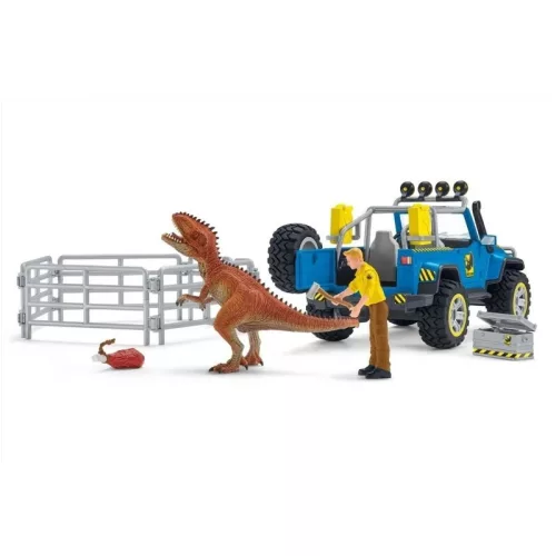 Schleich Dinosaurs 41464 terepjáró dinóval játékszett