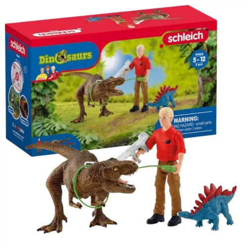 Schleich Dinosaurs 41465 T-Rex támadás játékszett