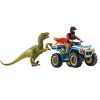 Schleich Dinosaurs 41466 Menekülés a quaddal a velociraptor elől játékszett