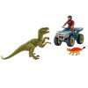 Schleich Dinosaurs 41466 Menekülés a quaddal a velociraptor elől játékszett