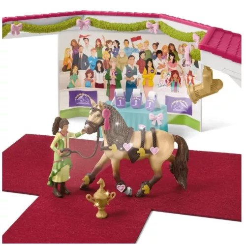 Schleich Horse Club 42466 Nagy lovasbemutatós játékszett