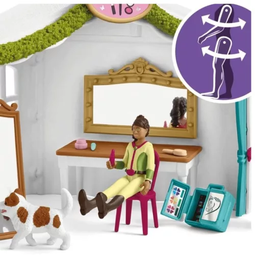 Schleich Horse Club 42466 Nagy lovasbemutatós játékszett