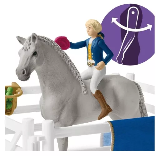 Schleich Horse Club 42466 Nagy lovasbemutatós játékszett