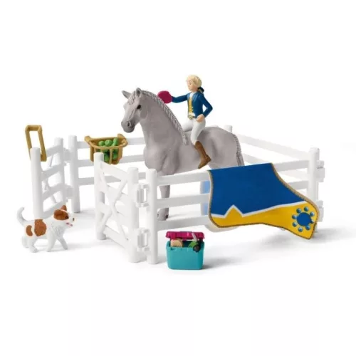 Schleich Horse Club 42466 Nagy lovasbemutatós játékszett
