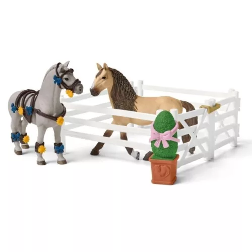Schleich Horse Club 42466 Nagy lovasbemutatós játékszett