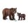 Schleich Wild Life 42473 Grizzly anya medve és bocs
