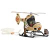 Schleich Wild Life 42476 Állatmentő helikopter játékszett