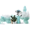 Schleich Eldrador 42497 A jégérőd megtámadása játékszett