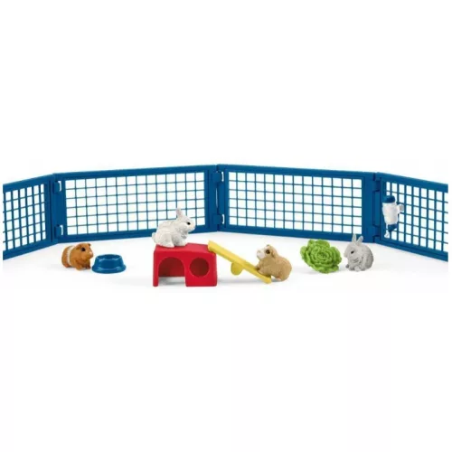 Schleich Farm World 42500 Otthon nyulaknak és tengerimalacoknak játékszett