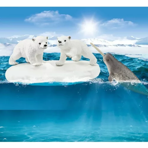 Schleich Wild Life 42531 Jegesmedvebocsok figuraszett