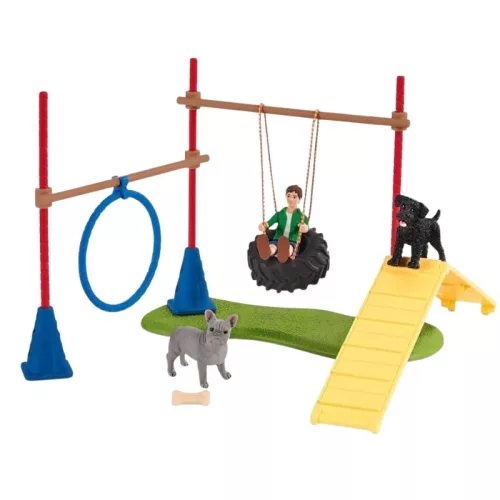 Schleich Farm World 42536 játékszett kutyáknak