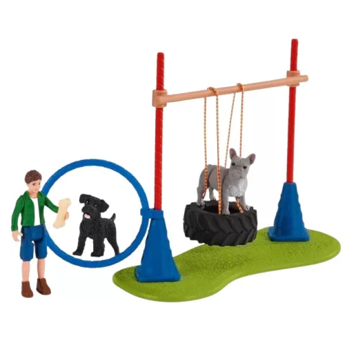 Schleich Farm World 42536 játékszett kutyáknak
