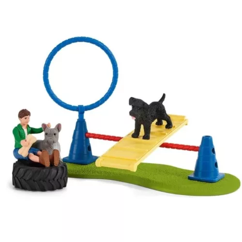 Schleich Farm World 42536 játékszett kutyáknak