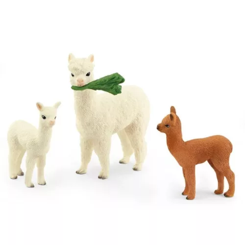 Schleich Wild Life 42544 Alpaka család figuraszett