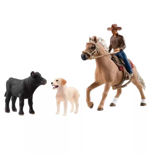 Schleich Farm World 42578 Western lovaglás játékszett