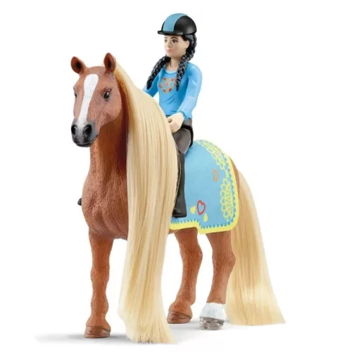 Schleich Horse Club 42585 Sofia's Beautie kezdőkészlet Kim és Carmelo figura