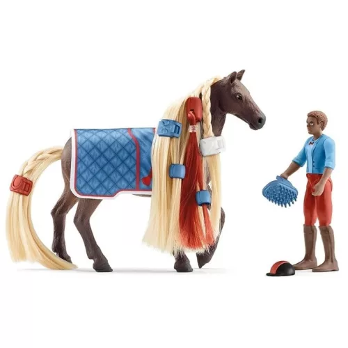 Schleich Horse Club 42586 Sofia's Beautie kezdő készlet Leo és Rocky figura