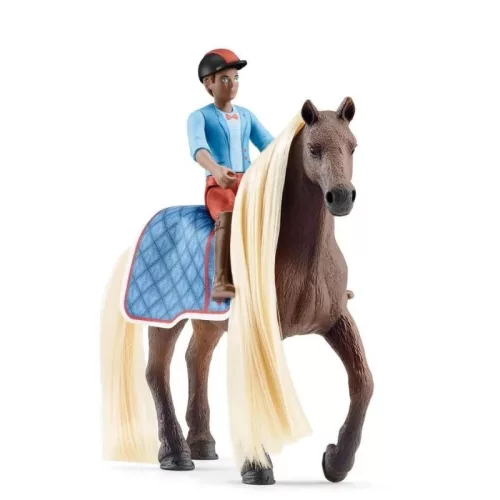 Schleich Horse Club 42586 Sofia's Beautie kezdő készlet Leo és Rocky figura
