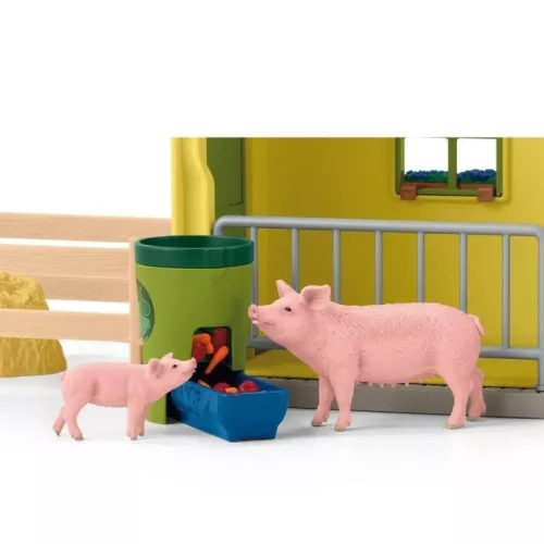Schleich Farm World 42605 Nagy farm játékszett állatokkal