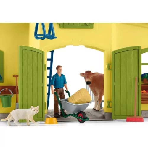 Schleich Farm World 42605 Nagy farm játékszett állatokkal