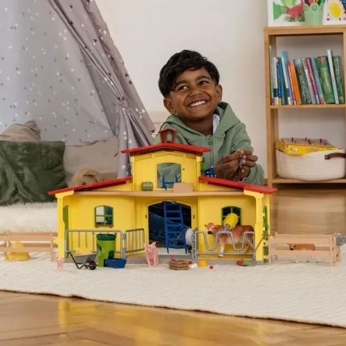 Schleich Farm World 42605 Nagy farm játékszett állatokkal