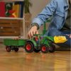 Schleich Farm World 42608 Traktor utánfutóval játékszett