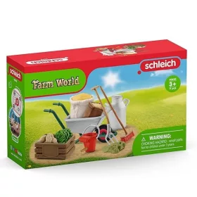 Schleich Farm World 42610 istállógondozási kiegészítők játékszett