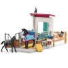 Schleich Horse Club 42611 Ló box kancával és csikóval