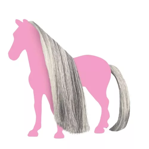 Schleich Horse Club Sofia's Beauties 42652 sörény és farok kiegészítő játékszett – szürke