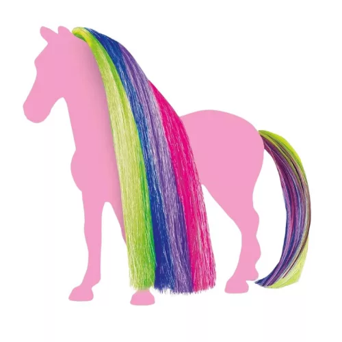 Schleich Horse Club Sofia's Beauties 42654 sörény és farok kiegészítő játékszett – Szivárvány