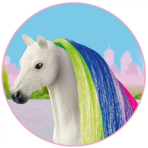 Schleich Horse Club Sofia's Beauties 42654 sörény és farok kiegészítő játékszett – Szivárvány
