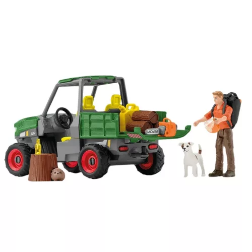 Schleich Farm World 42659 Erdei munkálatok játékszett
