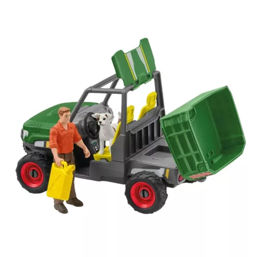 Schleich Farm World 42659 Erdei munkálatok játékszett