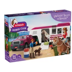 Schleich Horse Club 42705 Tóparti teherautó és utánfutó