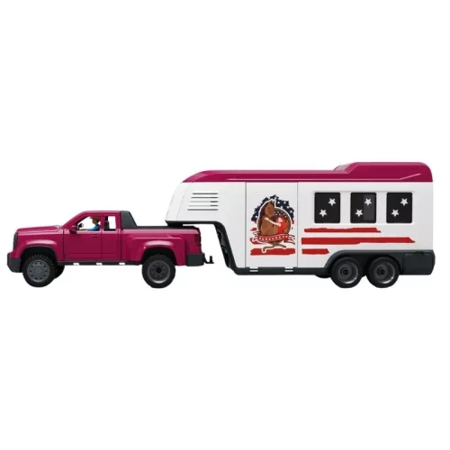Schleich Horse Club 42705 Tóparti teherautó és utánfutó