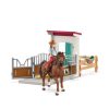 Schleich Horse Club 42710 Lovas box  - Hannah és Cayenne