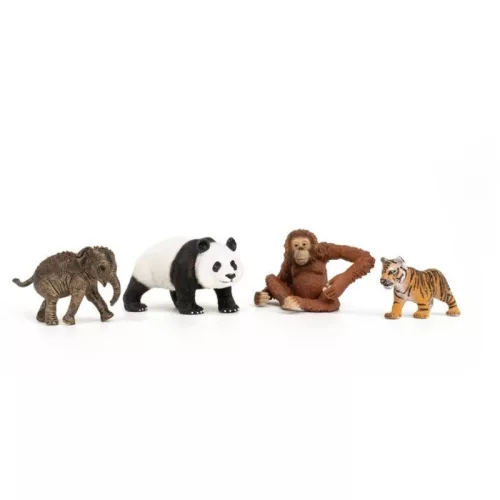 Schleich Wild Life 42736 Ázsia induló játékszett
