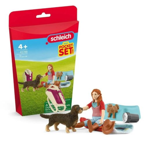 Schleich Horse Club 42748 Éjszakai szállás Hannah-val