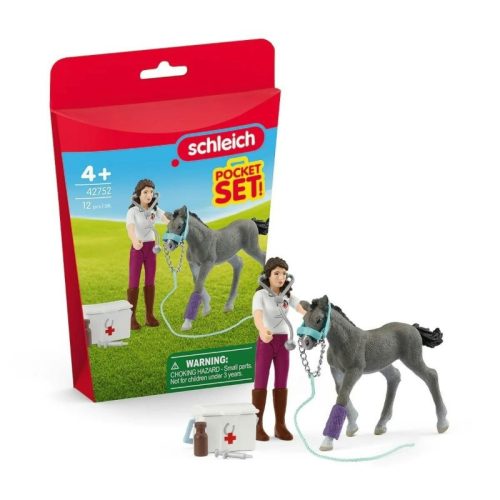 Schleich Horse Club 42752 Mrs. Kramer csikóval